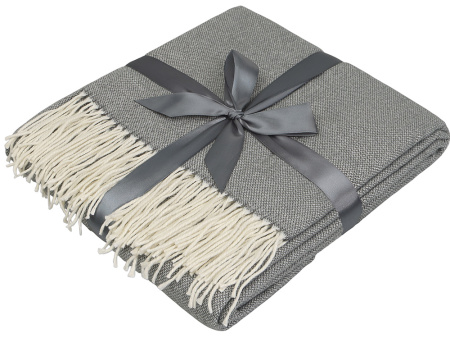 Акриловый плед Dapple 160x210 см, холодный серый