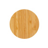 Круглая док-станция Bamboo FSC® для беспроводной зарядки, 5 Вт Круглая док-станция Bamboo FSC® для беспроводной зарядки, 5 Вт