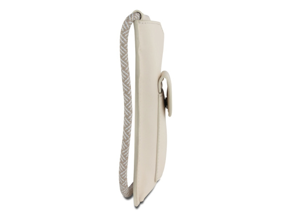 Сумка-чехол для мобильного телефона BUGATTI Almata, бежевая, полиуретан, 11x2x18 см
