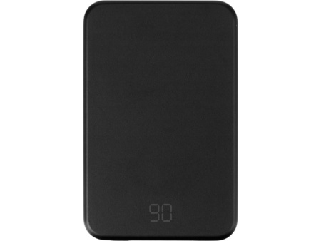 Магнитный беспроводной внешний аккумулятор Razor, 5000 mAh, металл, черный (Р)