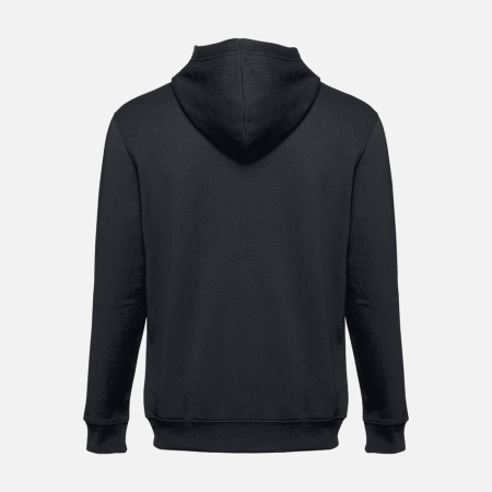 Толстовка мужская на молнии с капюшоном Amsterdam, черная, размер XXL