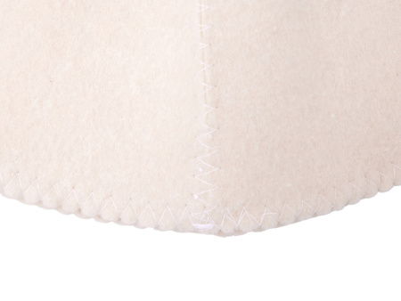 Шапка для бани и сауны Healing, белая