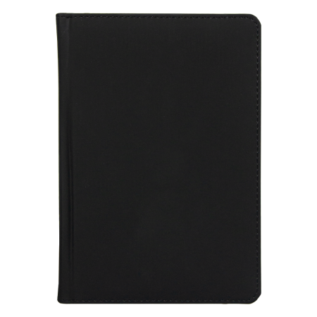 Ежедневник полудатированный Classic Soft А5, черный, в твердой обложке с поролоном