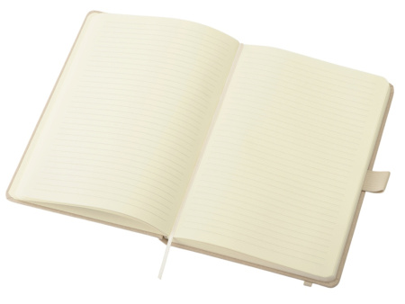 Блокнот А5 Snow Hard твердая обложка, 80 листов 70 гр/м2, натуральный