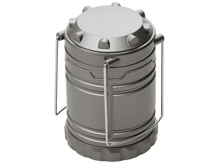 Туристический фонарь с эффектом пламени Beacon, серый