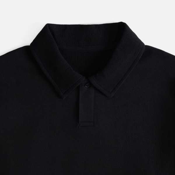 Рубашка поло унисекс Tiimi, черная, размер XS/S