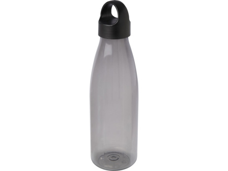 Bergen бутылка для воды объемом 800 мл из переработанной пластмассы, сплошной черный