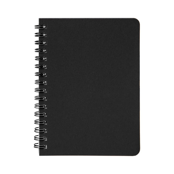 Блокнот на двойной пружине HELIX MINI, 105 х 150  мм, черный, блок в клетку