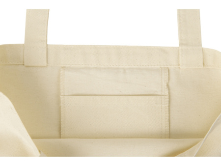 Сумка Levy хлопковая с широким дном, 240 г/м2