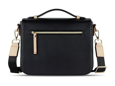 Сумка женская BUGATTI ЭЛЛА | ELLA, чёрная, полиуретан, 29х10х22 см