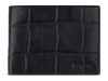 Портмоне BUGATTI Nevio, чёрный, воловья кожа/козья кожа/полиэстер, 12,5х2,5х9,3 см