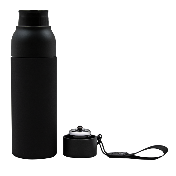 Термобутылка Button Black (черный)