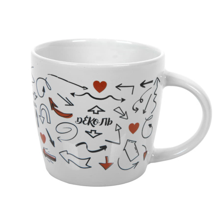 Кружка MILK ,  глянцевое покрытие