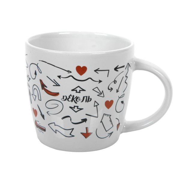 Кружка MILK ,  глянцевое покрытие