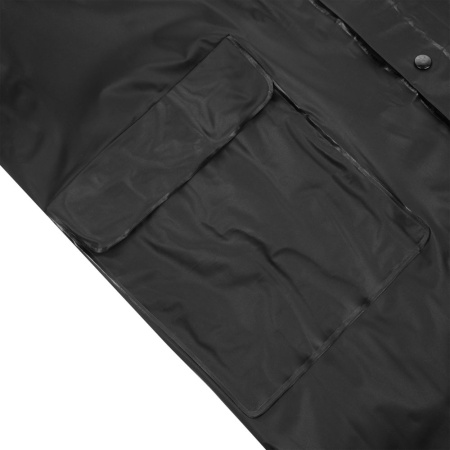 Дождевик детский RainDrop Kids, черный, 12 лет (рост 142-152)