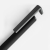 Ручка шариковая Standic с подставкой для телефона, черная