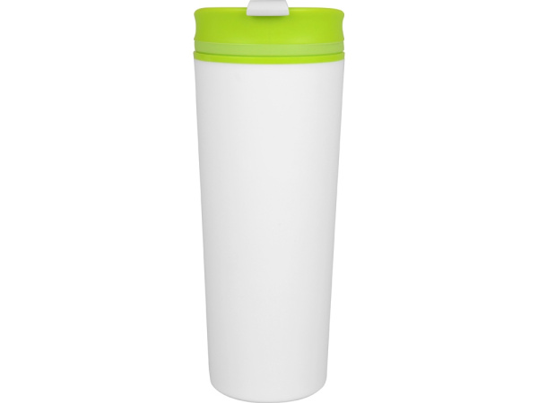 Термокружка Brite 500мл, белый/зеленое яблоко