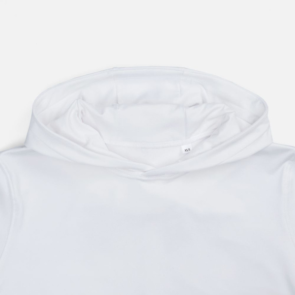 Худи унисекс Morfiss, белое, размер XS/S