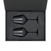 Подарочный набор 2 бокала для вина Блэк Эдишн (Black edition) в черной коробке