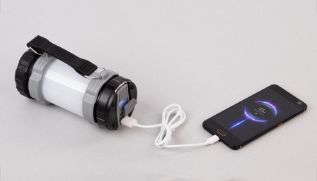 Туристический led-фонарь "Campus" с аккумулятором 4000 mAh Туристический led-фонарь "Campus" с аккумулятором 4000 mAh