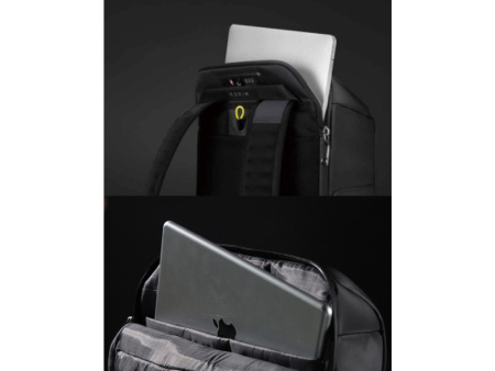 Атикражный рюкзак FlipPack для ноутбука 15.6, черный