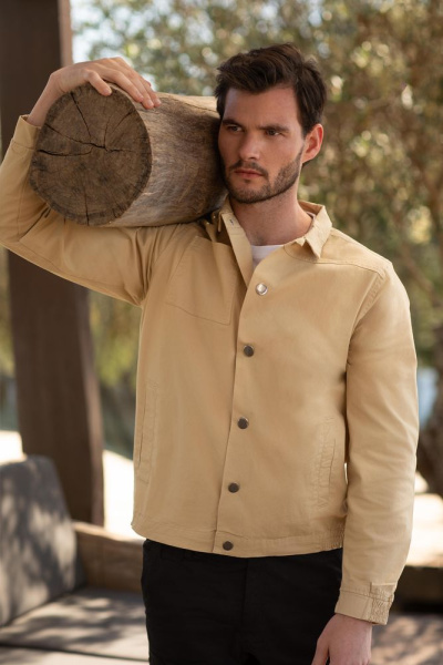 Куртка унисекс Bratislava, бежевая, размер S