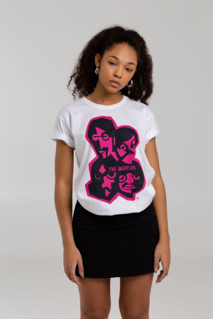 Футболка «Меламед. The Beatles», белая, размер S