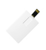 Флеш накопитель USB 2.0 в виде кредитной карты 32GB, пластик, белый