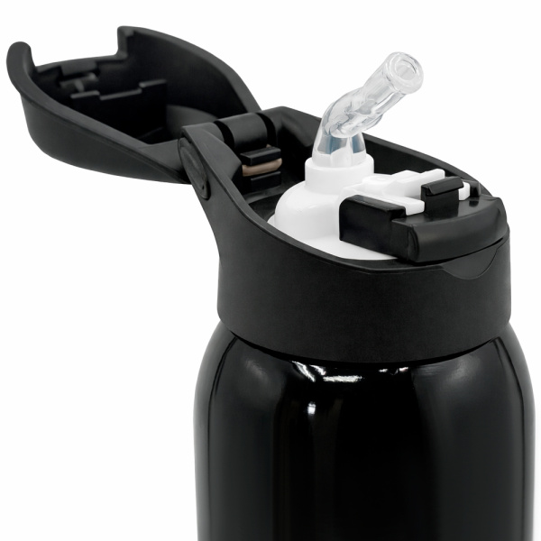 Термобутылка Trekker, чёрная