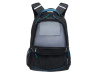 Рюкзак TORBER РАКЕТА с отделением для ноутбука 15.6, чёрный/синий, нейлон, 32 х 14 х 50 см, 22л