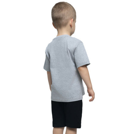 Футболка MODERN ДЕТ 155г О-ворот серый меланж 2XS