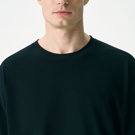 Футболка унисекс премиум Аура (Aura), 100% хлопок 200гр. черный, размер 3XL/4XL