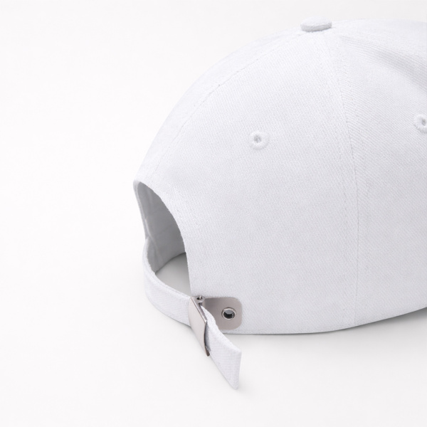 Бейсболка Аксис (Axis), 6 клиньев, белый