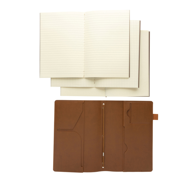 Многофункциональный блокнот Daily Notes Binder 3 в 1 в обложке из PU, А5