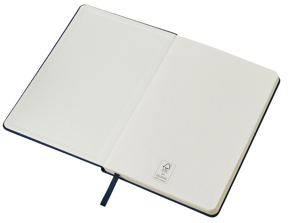 Бизнес-блокнот С3 софт-тач с магнитом, твердая обложка, 96 листов, темно-синий