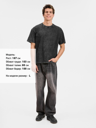 Футболка унисекс Berwi, черная, размер 3XL