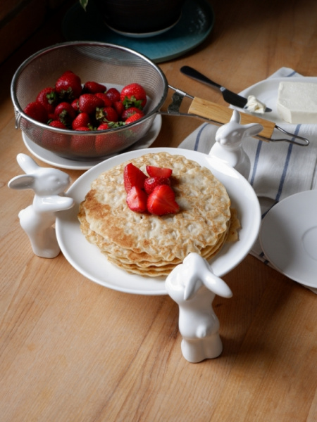 Тарелочка для сладостей &quot;Воришки&quot; (NEW), 23.5 см, Белый