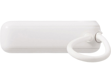 Внешний аккумулятор со встроенным кабелем Liri, QC/PD, 10000 мАч, теплый белый