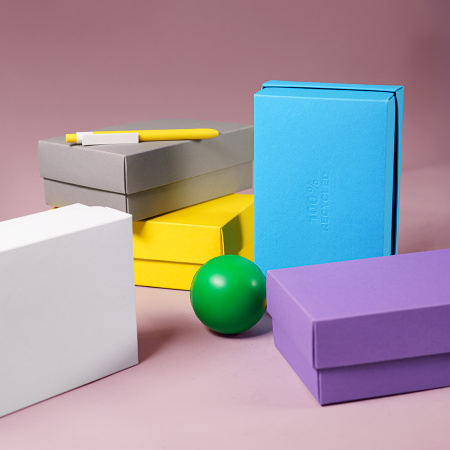 Коробка картонная, "COLOR" 11,5*6*17 см;черный