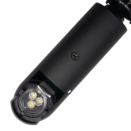 Зонт складной автоматический Forest Walker с фонариком, чёрный