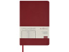 Ежедневник А5 Megapolis Color New soft-touch, бордовый