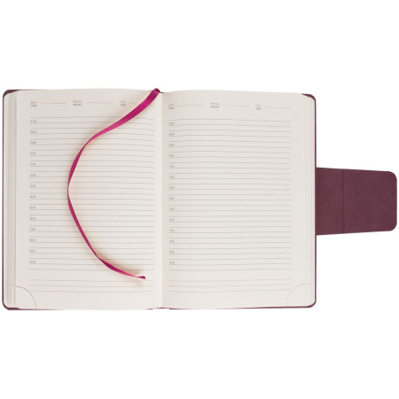 Ежедневник Capital, недатированный, бордовый