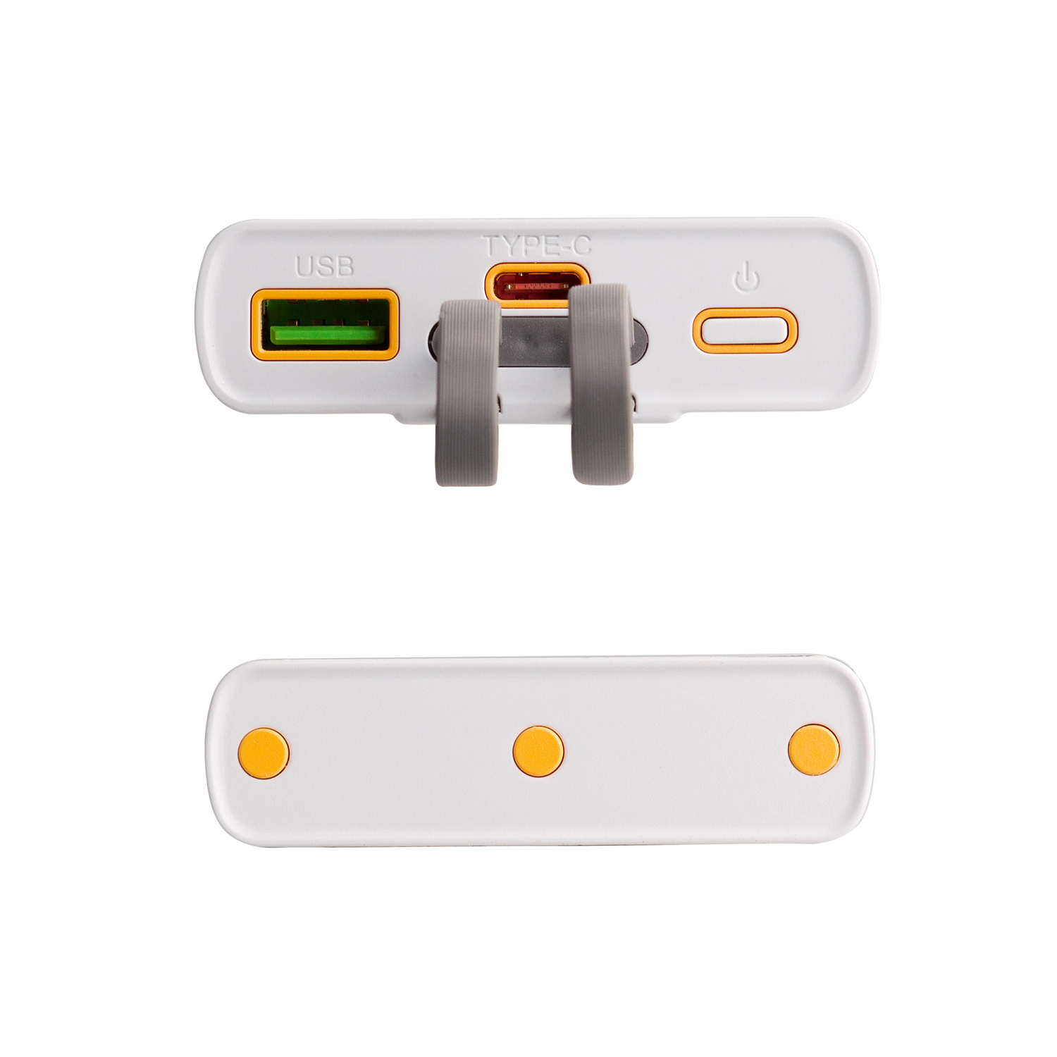 Зарядное (22.5W) устройство "Link" 10000 mAh с прозрачным корпусом, цифровым индикатором заряда и встроенными Type-C/Lightning кабелями Зарядное (22.5W) устройство "Link" 10000 mAh с прозрачным корпусом, цифровым индикатором заряда и встроенными Type-C/Lightning кабелями