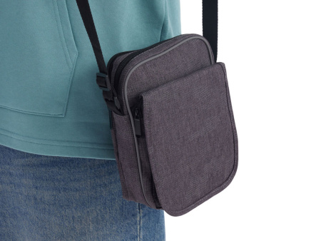 Сумка Camo со светоотражающим дизайном на плечо, серый