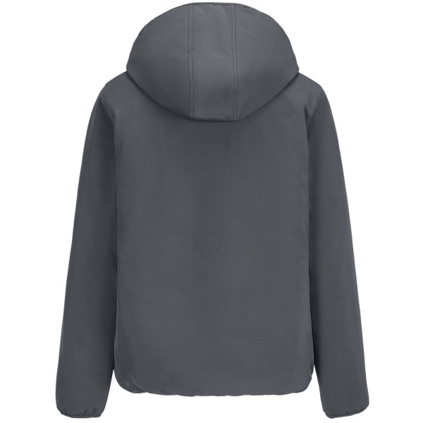 Куртка софтшелл с капюшоном женская Falcon Women, темно-серая, размер S