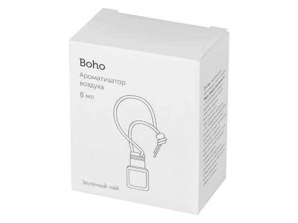 Подвесной ароматизатор воздуха во флаконе Boho, Зеленый чай, 8 мл