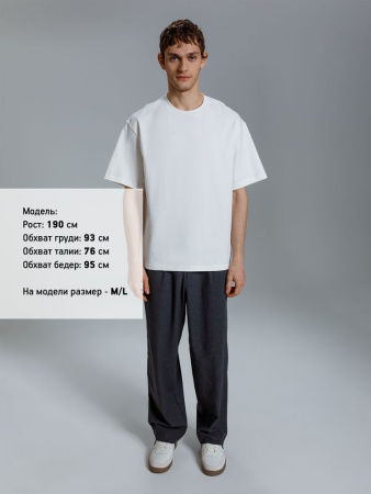 Футболка оверсайз Kangas, белая, XS/S