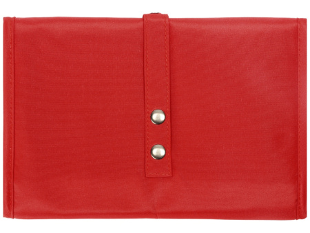 Несессер для путешествий со съемной косметичкой Flat, красный