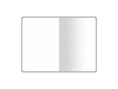 Тетрадь с каменной бумагой А5 Carrara 40 л., линейка, зеленый