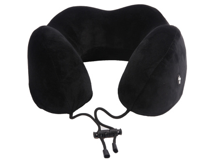 Подушка для путешествий с эффектом памяти Мемо Bluewinder Black